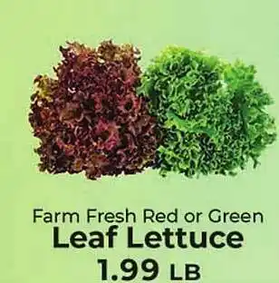 Sunset Foods Leaf lettuce offer