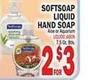 Bravo Supermarkets Softsoap liquid hand soap offer