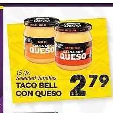 Edwards Food Giant Taco bell con queso offer