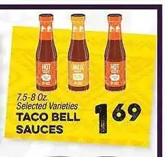 Edwards Food Giant Taco bell sauces offer