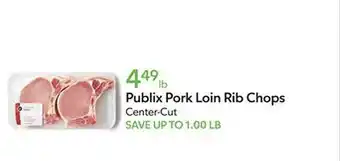 Publix Publix pork loin rib chop offer