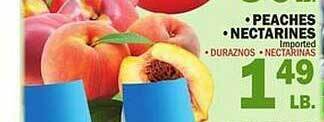 Bravo Supermarkets Peaches nectarines offer