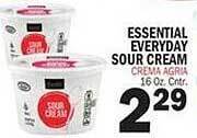 Bravo Supermarkets Essential everyday sour cream offer