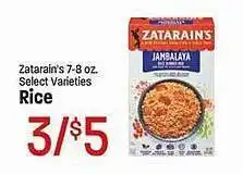 Maceys Zatarain's rice offer