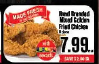Market Basket Hand breaded mixed golden fried chicken offer