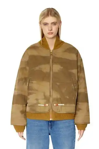 Diesel Padded camo bomber jacket offer