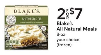 Publix Blake's All Natural Meals 8 oz offer