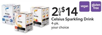 Publix Celsius Sparkling Drink 4-pk offer