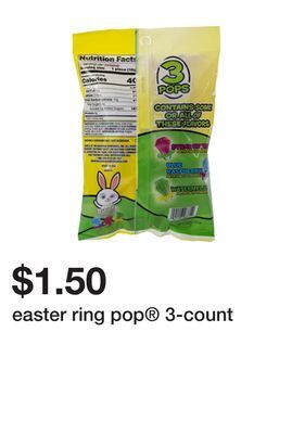 Five Below Easter ring pop® 3-count offer