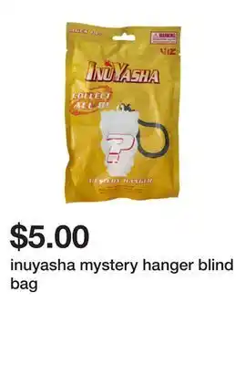 Five Below Inuyasha mystery hanger blind bag offer