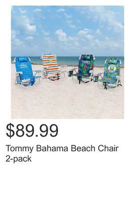 Costco Tommy bahama beach chair 2-pack offer