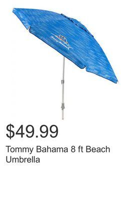 Costco Tommy bahama 8 ft beach umbrella offer