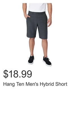 Costco Hang ten men's hybrid short offer