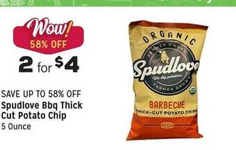 Grocery Outlet Spudlove bbq thick cut potato chip offer