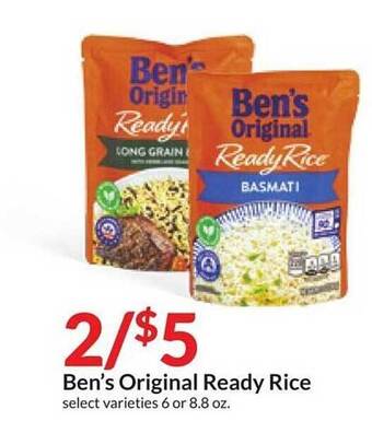IGA Ben's original ready rice offer