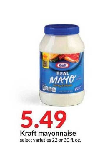 IGA Kraft mayonnaise offer
