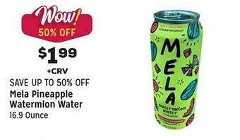 Grocery Outlet Mela pineapple watermelon water offer