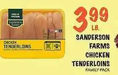 Foodarama Sanderson farms chicken tenderloins offer