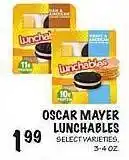 Foodarama Oscar mayer lunchables offer