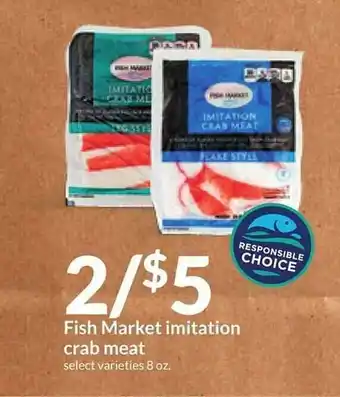 IGA Fish market imitation crab meat offer