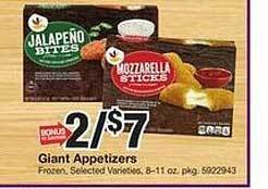 Giant Food Giant appetizers offer