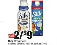 Giant Food Silk creamers offer