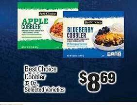 IGA Best choice cobbler offer
