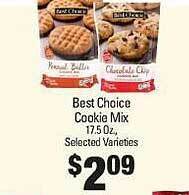 IGA Best choice cookie mix offer