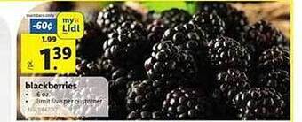 Lidl Blackberries offer