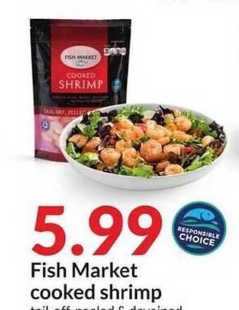 Hy-Vee Fish market cooked shrimp offer