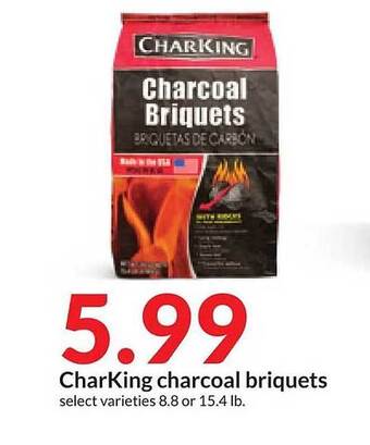 Hy-Vee Charking charcoal briquets offer
