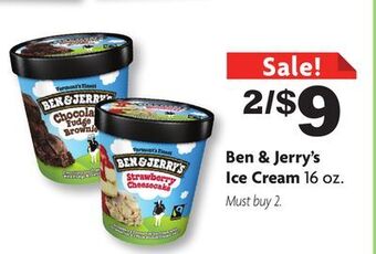 Family Dollar Ben & jerry's ice cream offer