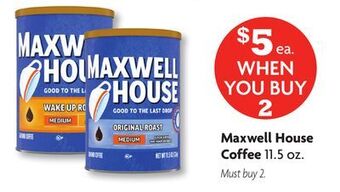 Family Dollar Maxwell house coffee offer