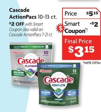 Family Dollar Cascade actionpacs offer