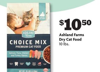 Family Dollar Ashland farms dry cat food offer