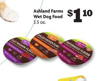 Family Dollar Ashland farms wet dog food offer