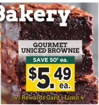 Dearborn Market Gourmet uniced brownie offer