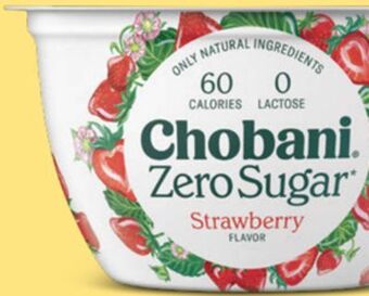Target Chobani zero sugar single-serve greek yogurt offer