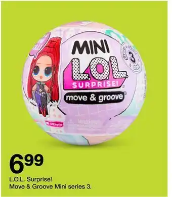 Target L. o. l. surprise! move & groove mini series 3 offer