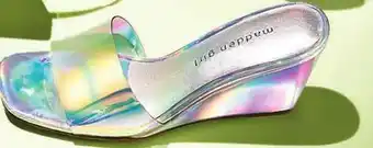 Macy's Madden girl rayne mid-heel slip on wedge sandals offer