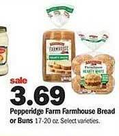 Meijer Pepperidge farm farmhouse bread or buns offer