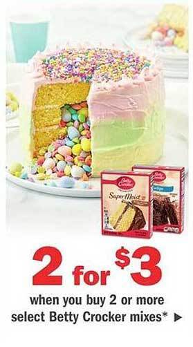 Meijer Betty crocker mixes offer