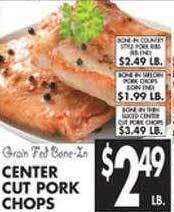 Met Foodmarkets Center cut pork chops offer