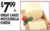 Met Foodmarkets Great lakes mozzarella cheese offer