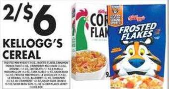 Met Foodmarkets Kellogg's cereal offer