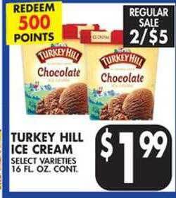 Met Foodmarkets Turkey hill ice cream offer