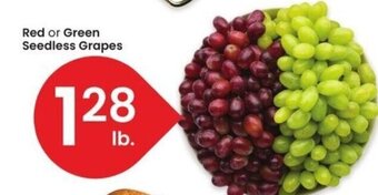 Albertsons Red or Green Seedless Grapes offer