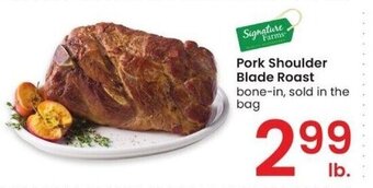 Albertsons Pork Shoulder Blade Roast offer