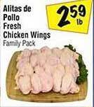 Fiesta Mart Alitas de pollo fresh chicken wings offer