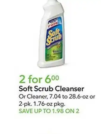 Publix Soft scrub cleanser or cleaner offer